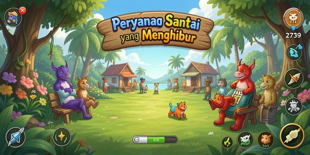 Tampilan gameplay <strong>2739</strong> yang menyenangkan dan penuh warna.