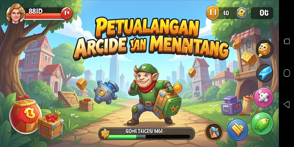 Tampilan menarik dari gameplay seru 88ID dalam kategori Arcade.