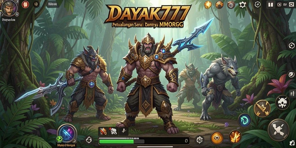 Tangkapan layar permainan <strong>DAYAK777</strong> menunjukkan aksi seru dan grafis menawan.