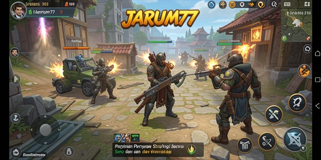 Tampilan gameplay mendebarkan di JARUM77 dengan strategi yang cermat.
