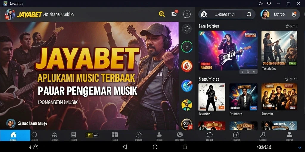 Tampilan menarik dari gameplay musik di JAYABET dengan berbagai fitur interaktif.