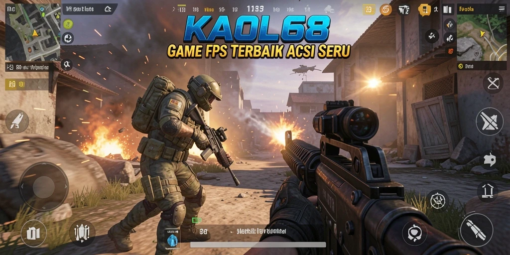 Tangkapan layar dari gameplay KAOL68 yang mendebarkan dan penuh aksi FPS.