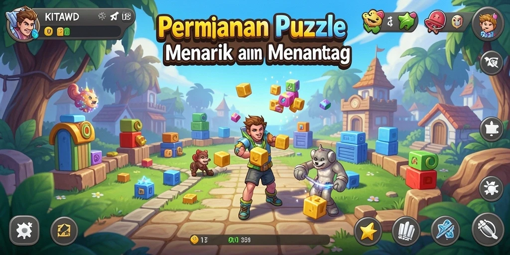 Tampilan gameplay seru dan menantang dari KITAWD.