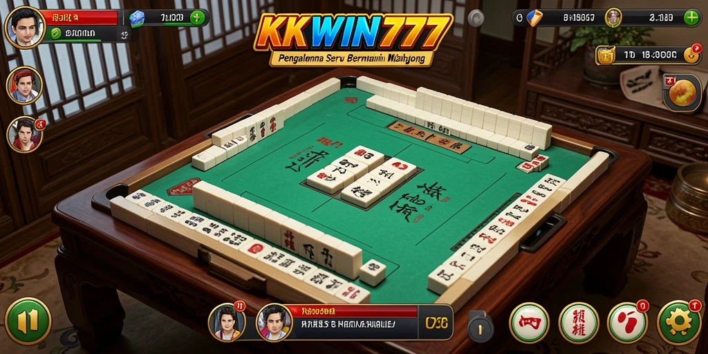 Screenshot gameplay KKWIN777 menampilkan momen menarik dalam permainan Mahjong.