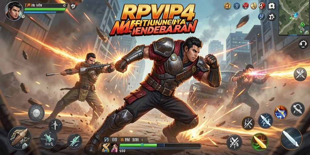 Gameplay seru dan mendebarkan dari RPVIP4 dengan aksi pertempuran yang intens.