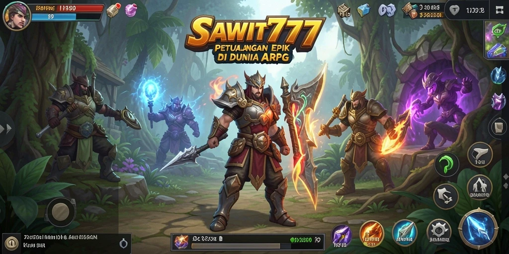 Tampilan gameplay seru dari SAWIT777 di dunia ARPG.
