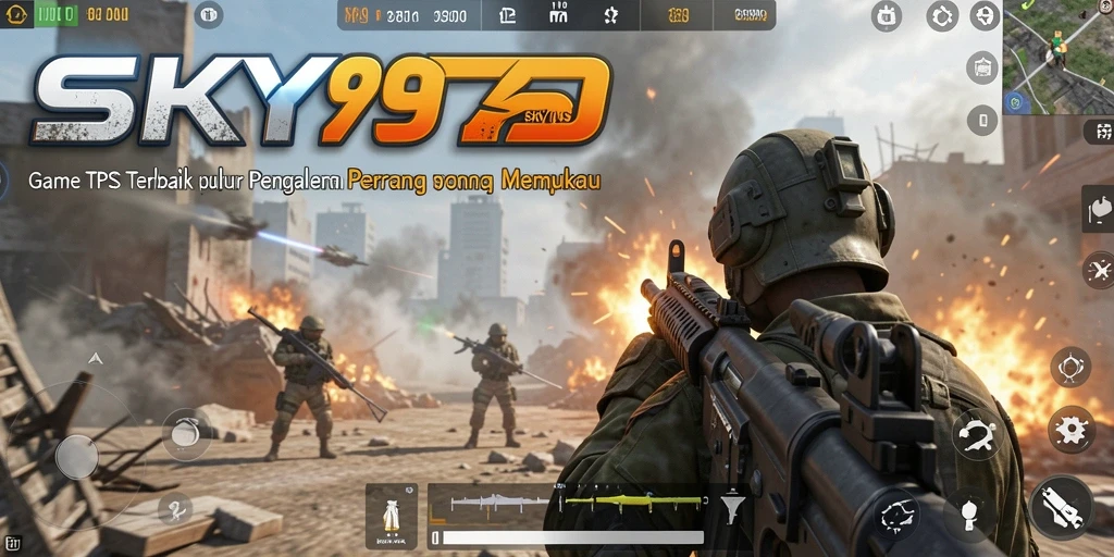 Screenshot dari gameplay TPS yang menegangkan di SKY99.