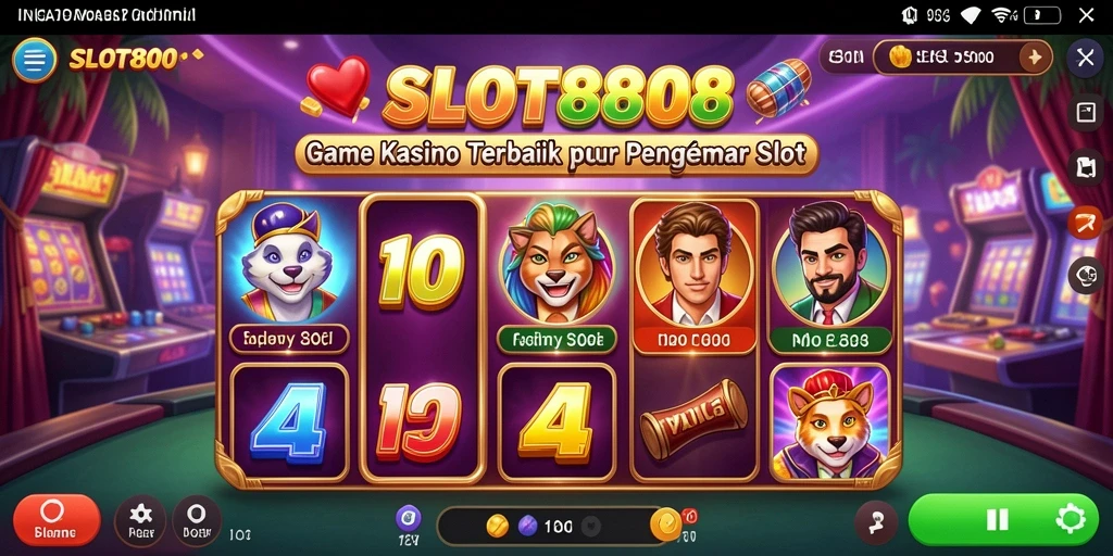 Tampilan gameplay SLOT8808 yang menarik dan mengasyikkan.