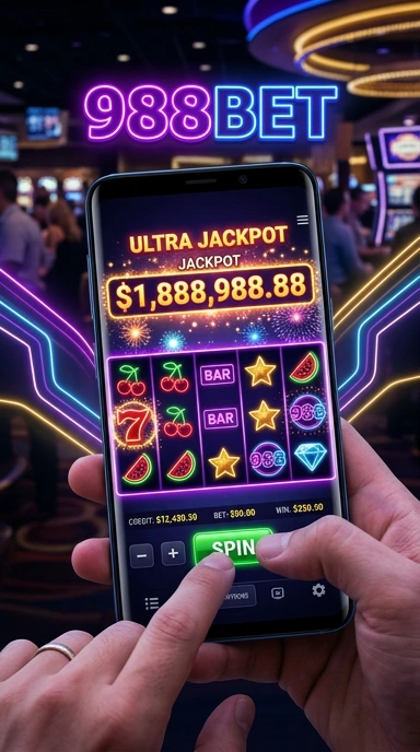 Tampilan antarmuka aplikasi 988bet yang user-friendly.